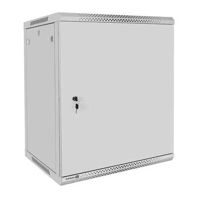 Шкаф телекоммуникационный ExeGate EC-WM-15U.600.M.GREY 300269, 19", 15U, 600×600×769мм, IP23