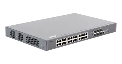 Коммутатор NIKOMAX GL-SW-G305-30P, L3, 24xPoE 2.5GbE, 6xSFP+ 10GbE, 1U