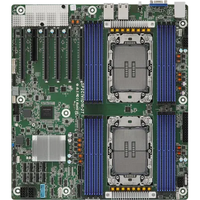 Материнская плата/ ASRock SP2C741D16-2T, EEB, 2x LGA 4677 5th/4th Gen Intel Xeon Scalable, 16x DDR5 RDIMM/ RDIMM-3DS, 5x PCIe5.0 / CXL1.1 x16, 1x PCIe5.0 x8, 2x MCIO (PCIE5.0 x8), 3x OCuLink (PCIe3.0 x4 or 4 SATA 6Gb/s), 1x M.2 (PCIe5.0 x4), up to 13x SATA 6Gb/s, 2x RJ45 (10GbE) Intel X710-AT2, AST2600