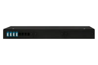 Кросс оптический SNR SNR-ODF-24R-8LC-P-BK, 19", 1U, 8×LC, черный