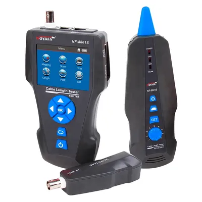 Кабельный тестер Noyafa NF-8601S, TDR, RJ-45/RJ-11/BNC/USB