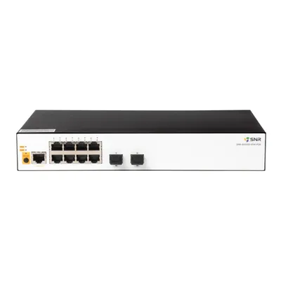 Коммутатор SNR SNR-S5010G-8TM-POE, L2, 8×1GbE, 2×1/2.5G SFP, PoE 125W