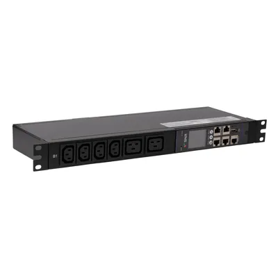 Блок розеток PDU SNR SNR-PDU-A-08A04B-32L1, интеллектуальный, 8×C13+4×C19, 32А, 1U, 19"