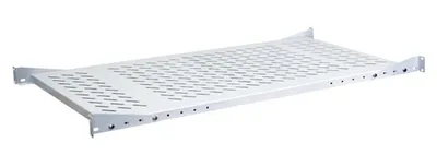 Полка стационарная NIKOMAX TLK-SHFC-860F-GY, 19", 437×860 мм, для шкафа 1000 мм, серая