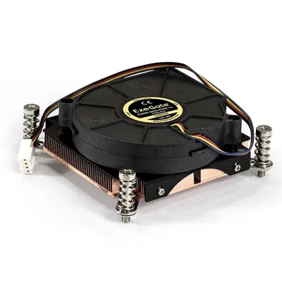 Кулер Exegate EX286162RUS, радиальный, 1U, LGA115x/1200, 75мм, PWM, 5000RPM