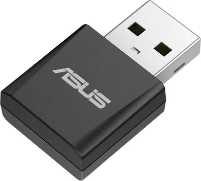 USB-BE92 NANO - Беспроводной сетевой адаптер, ASUS, USB-BE92 Nano, WiFi 7, 802.11be, 2,4 ГГц / 5 ГГц / 6 ГГц