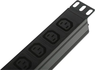 Блок розеток Lanmaster TWT-PDU19-10A9C3, 1U, 9xC13, 10A, горизонтальный