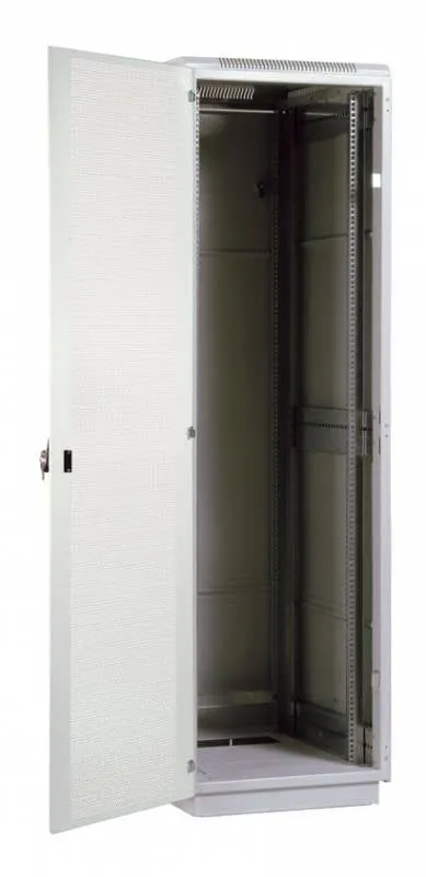 Шкаф серверный ЦМО ШТК-М-42.6.10-44АА, 42U, 600×1000 мм, перфорированные двери, серый