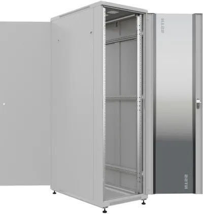 Шкаф серверный NTSS NTSS-R42U60100GS, напольный, 42U, 600×1000мм, двери стекло/металл