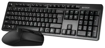 Клавиатура A4Tech 3330N, беспроводная, USB, Multimedia