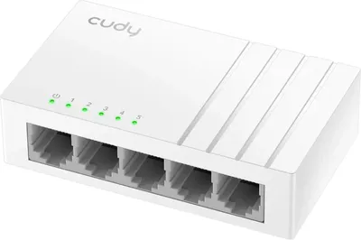 Коммутатор Cudy FS105D, неуправляемый, 5×100М