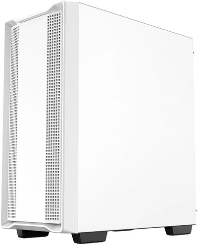 Корпус DeepCool R-CC560-WHGAA4-G-2, ATX, стекло, 4×120мм LED, белый