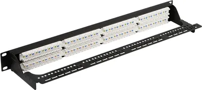 Патч-панель Lanmaster LAN-PPC48U6A, 48 портов, кат.6A, UTP, 1U