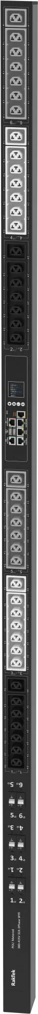 PDU RakTek RTP3N3242C1, 42xC13/C19, 3x32A, с измерением