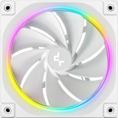 Вентилятор DeepCool R-FL12R-WHAPN1-G, FL12R Wh Reverse, 120мм, ARGB, белый