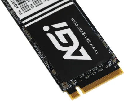 Накопитель SSD AGI AI298, 512Gb, PCIe 3.0 x4, M.2 2280, NVMe, R/W 2200/1300