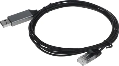 Кабель связи Buro BU-USB-A-LAN100-2M, USB-A → RJ-45, 100 Мбит/с, 2 м