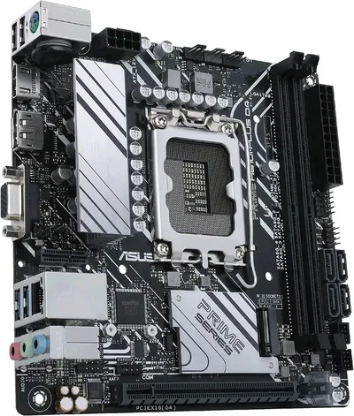 Материнская плата ASUS PRIME H610I-PLUS D4-CSM, LGA 1700, Mini-ITX, DDR4