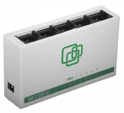 Коммутатор SNR SNR-S1000-5T, 5×FE, неуправляемый