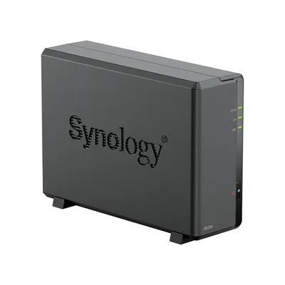 Сетевое хранилище Synology DS124, 1×3.5", 1×GbE, 1ГБ ОЗУ