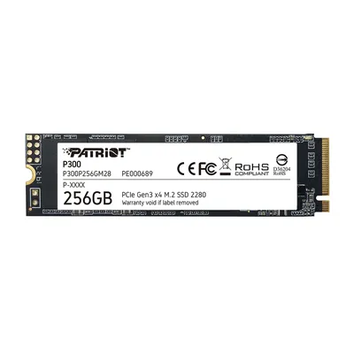 SSD Patriot P300P256GM28, 256 ГБ, M.2 NVMe PCIe 3.0x4