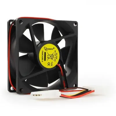 Вентилятор Gembird FANCASE-4, 80×80×25мм, Molex