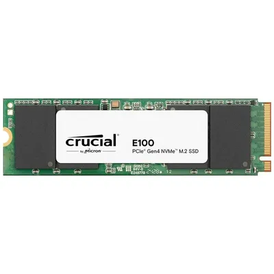 Твердотельный накопитель SSD Crucial E100, 480Gb, M.2 2280, PCIe 4.0 x4, NVMe, R/W 4700/2500