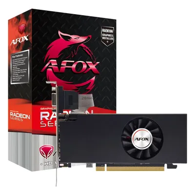Видеокарта AFOX AMD Radeon RX 550, 4 GB GDDR5, 128 bit, DisplayPort, HDMI, VGA (D-Sub), GPU 1183 МГц RTL