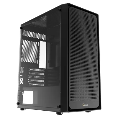Корпус Ocypus Gamma C50 BK Gamma-C50-BKG000XX-GL, Mini Tower, mATX, стекло