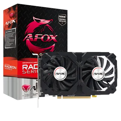 Видеокарта AFOX AMD Radeon RX 550, 2 GB GDDR5, 128 bit, DisplayPort, DVI-D, HDMI, GPU 1183 MHz