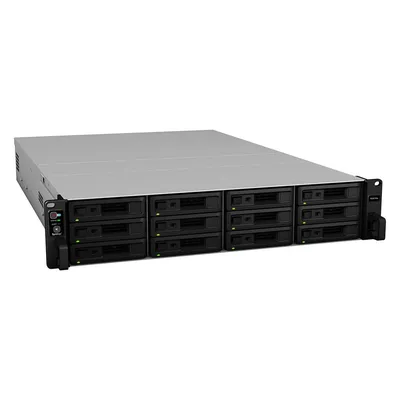 СХД Synology RS3618xs, 12×SATA, Intel Xeon D-1521, 8GB RAM, 4×GbE