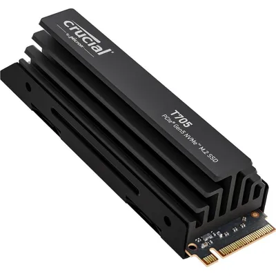 SSD Crucial T705 CT2000T705SSD5, 2ТБ, PCIe Gen5 NVMe M.2, с радиатором