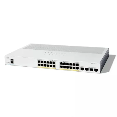Коммутатор Cisco C1200-24P-4X, 24×1GbE PoE+, 4×10G SFP+, 195W, 1U