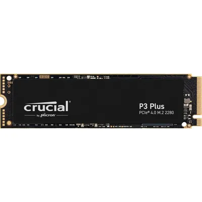 Накопитель SSD Crucial P3 Plus, 2Tb, PCIe 4.0 x4, M.2 2280, NVMe, R/W 5000/4200