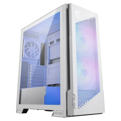 Корпус ПК MSI 306-7G27W21-JA4, MPG VELOX 300R AIRFLOW PZ WHITE, Midi Tower, белый