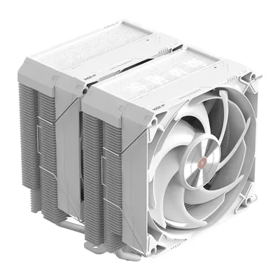Кулер для процессора Alseye Q120DT Plus белый, 120 мм, медь, 3000 об/мин, 45 дБ, 4 pin PWM, 270 Вт, высота 160 мм