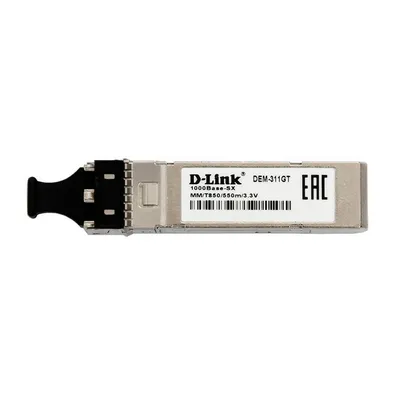 Трансивер D-Link 311GT/A1A, SFP, 1000Base-SX, многомодовый, 550м