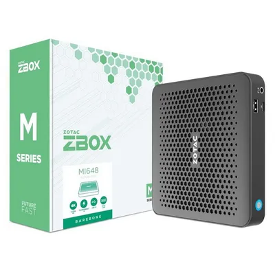 Мини-ПК ZOTAC ZBOX-MI648-BE, Intel i5-1340P, 2×DDR5 SODIMM, M.2, 2×GLAN