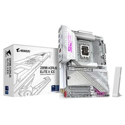 Материнская плата GIGABYTE Z890 AORUS ELITE X ICE, ATX, Intel Z890, LGA1851, DDR5