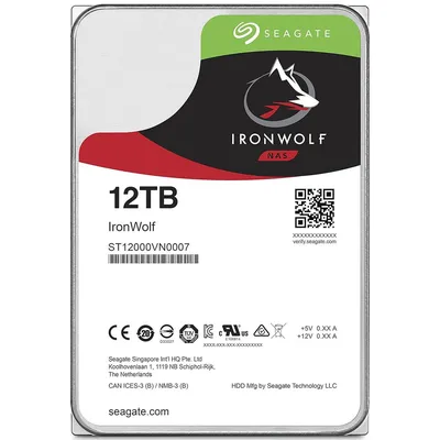 Жесткий диск Seagate ST12000VN0007, 12 ТБ, SATA III, 3.5"