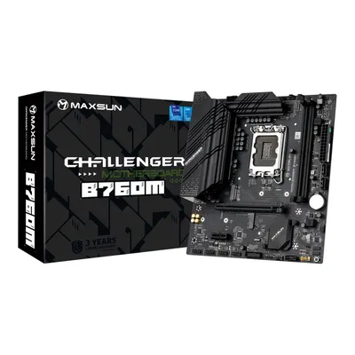 Материнская плата MAXSUN MS-Challenger B760M, LGA1700, DDR4, mATX