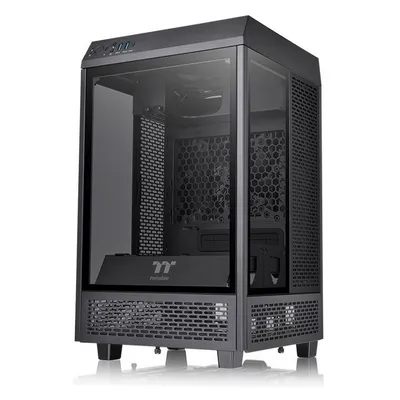 Корпус Thermaltake The Tower 100 CA-1R3-00S1WN-00, Mini-ITX, черный, без БП