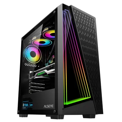 Корпус Alseye AS.07.0150, X3, ATX, Midi-Tower, черный