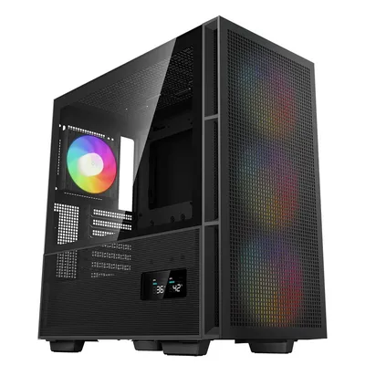 Корпус Deepcool R-CH560-BKAPE4D-G-1, E-ATX, Midi-Tower, 4×ARGB, черный