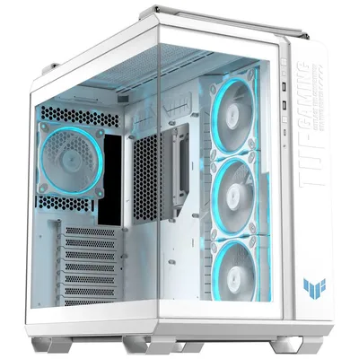 Корпус ASUS 90DC0093-B19010, TUF GAMING GT502 HORIZON TG ARGB, белый