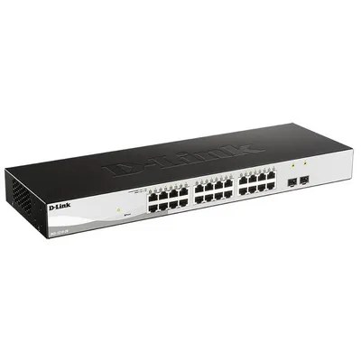 Коммутатор D-Link DGS-1210-26/FL2A, L2, 24×1GbE, 2×SFP
