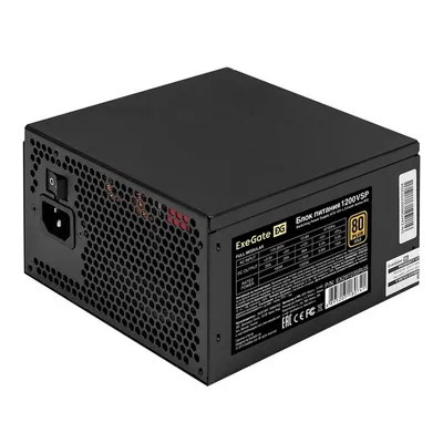 Блок питания Exegate EX297235RUS, 1200W, 80 Plus Gold, ATX3.0
