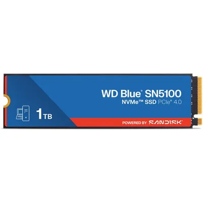 SSD Western Digital WDS100T5B0E, 1 ТБ, M.2 NVMe PCIe 4.0, 7100/6700 МБ/с