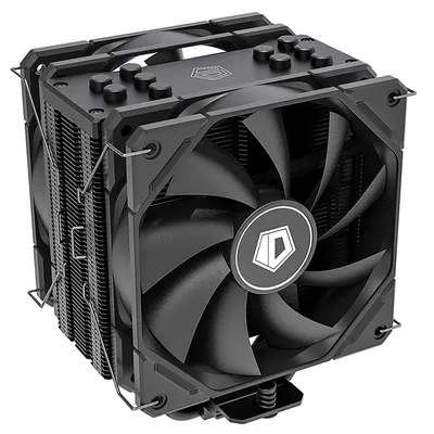 Кулер ID-Cooling SE-225-XT BLACK V2, башенный, 2×120мм, 6 теплотрубок