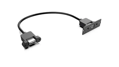 Модуль-переходник Wize Pro [WRTS-USB] USB для врезного лючка в стол